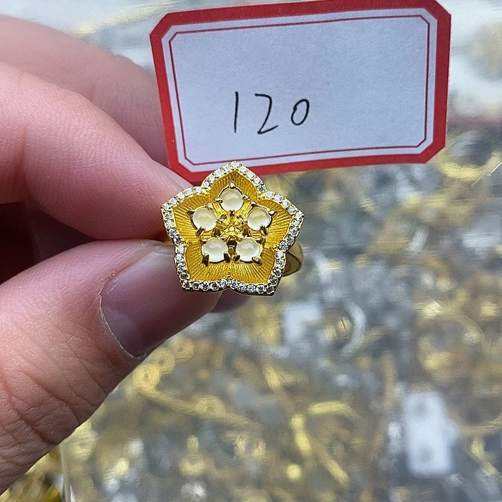 翡翠未镶嵌戒指120