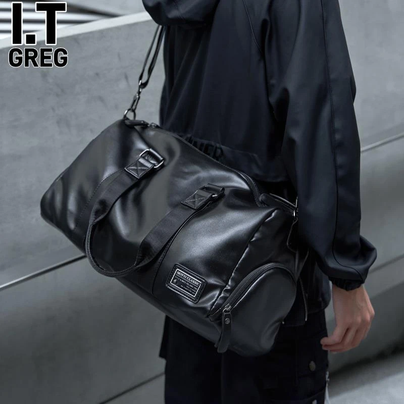香港I.Tgreg男运动健身包背包大容量单肩包短途收纳手提包旅行包