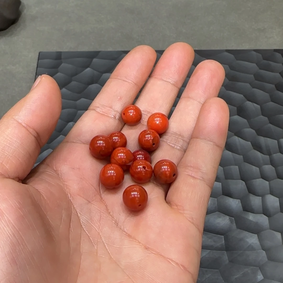 南红玛瑙未镶嵌单珠