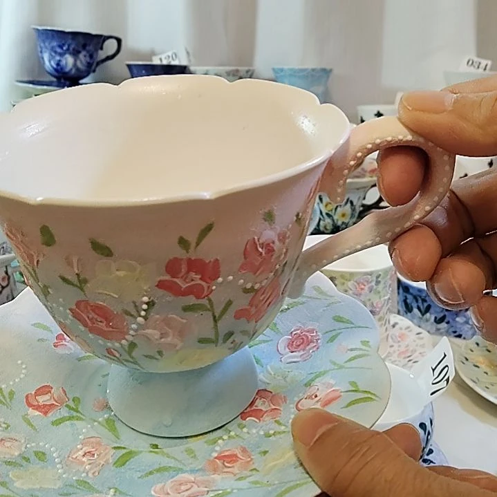 杯子瓷景德镇陶瓷釉下彩