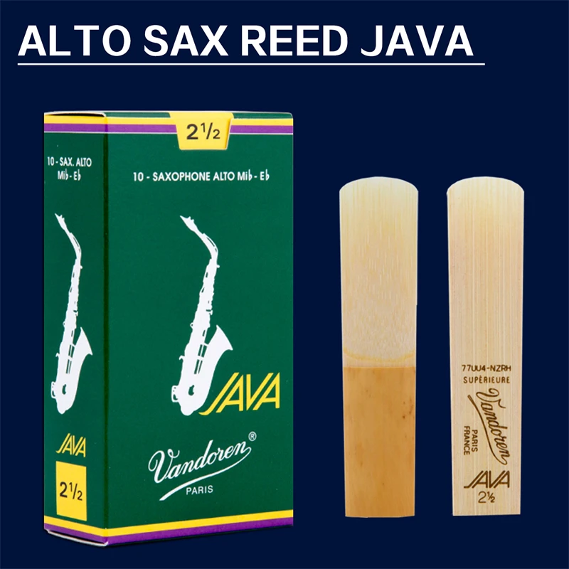 弯德林哨片绿盒JAVA中音萨克斯哨片降e调2.5法国Vandoren流行爵士