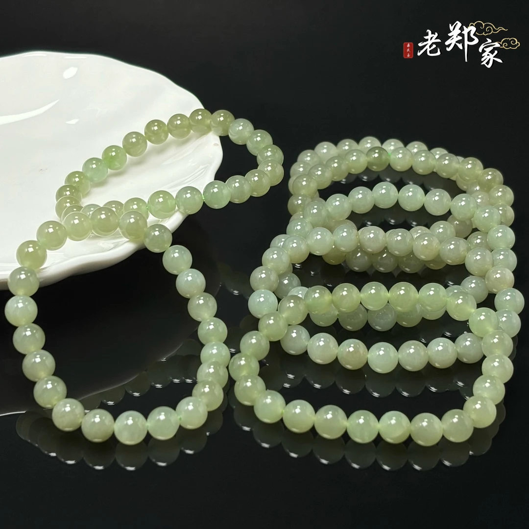 【老郑家】和田玉手串 多样性发一件 约8mm