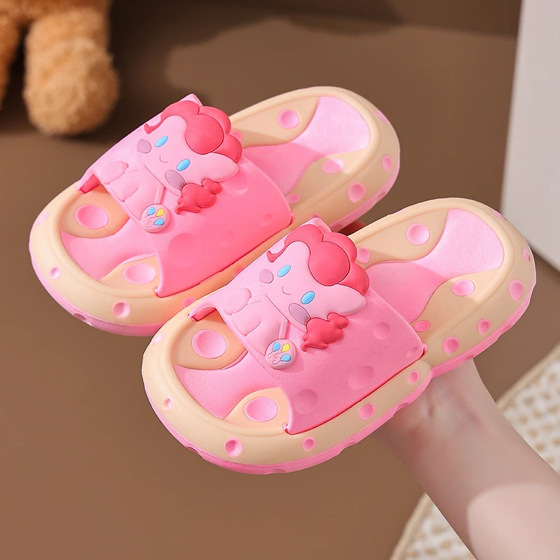 小马宝莉儿童拖鞋女孩可爱夏季可爱女童居家软底防滑室内拖鞋