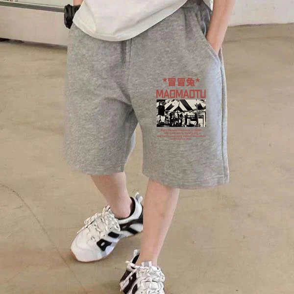 男童短裤夏季薄款纯棉夏装新款洋气中大童外穿五分裤儿童休闲裤子