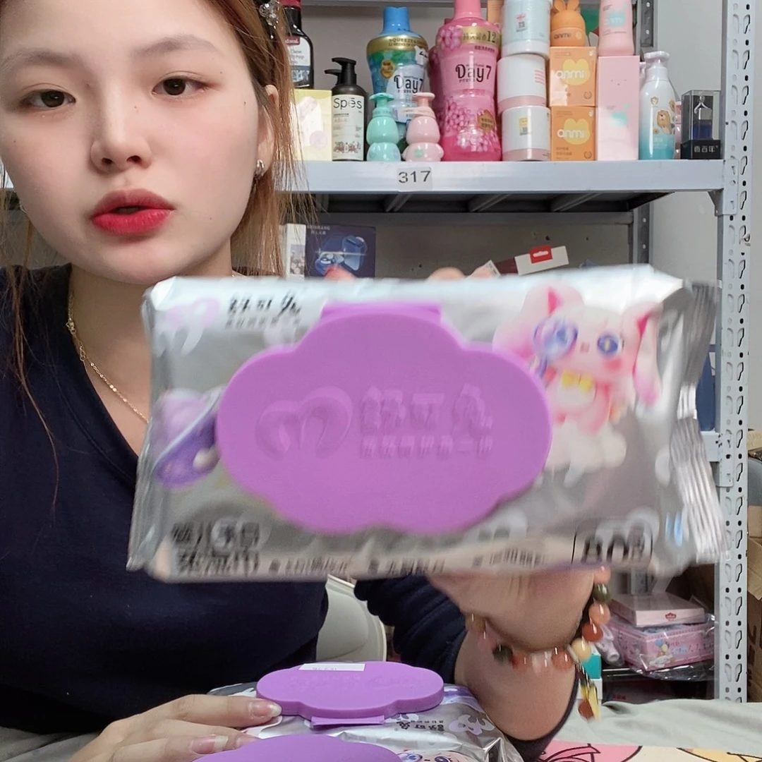 舒可兔湿巾3大包不掉毛絮