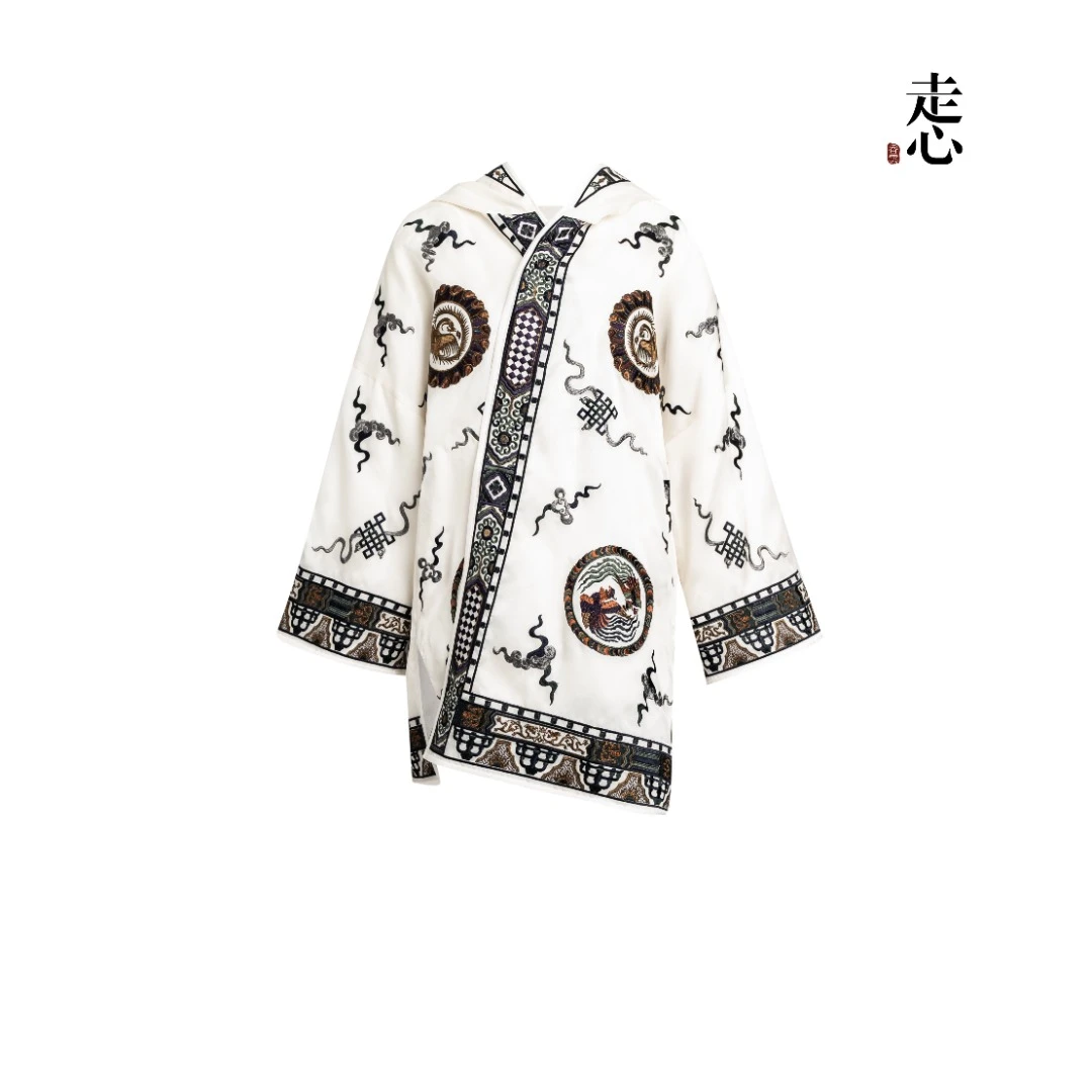 【香云走心】八宝坛城汉玉白 外套25ZWT5176