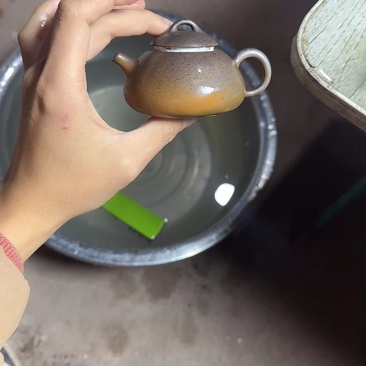 紫砂茶壶坭兴陶柴烧