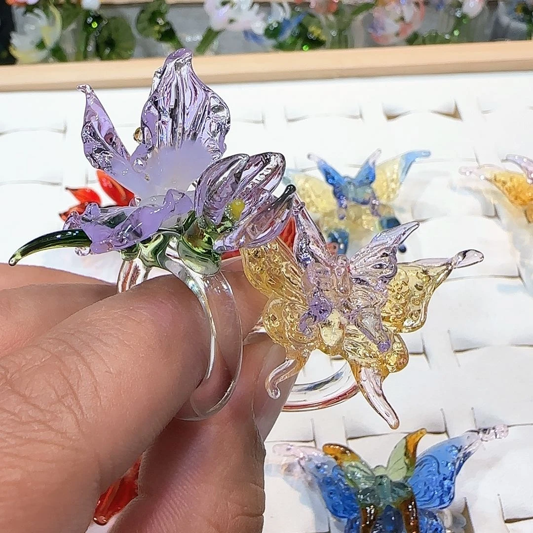 琉璃手工艺品雪*739戒指