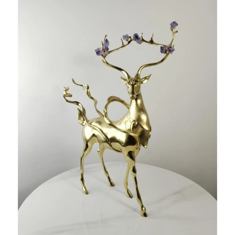 GM207黄铜装饰桌面玄关摆件34*18*46cm