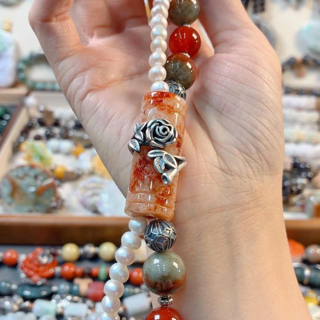 葵****翡翠未镶嵌颈饰手串