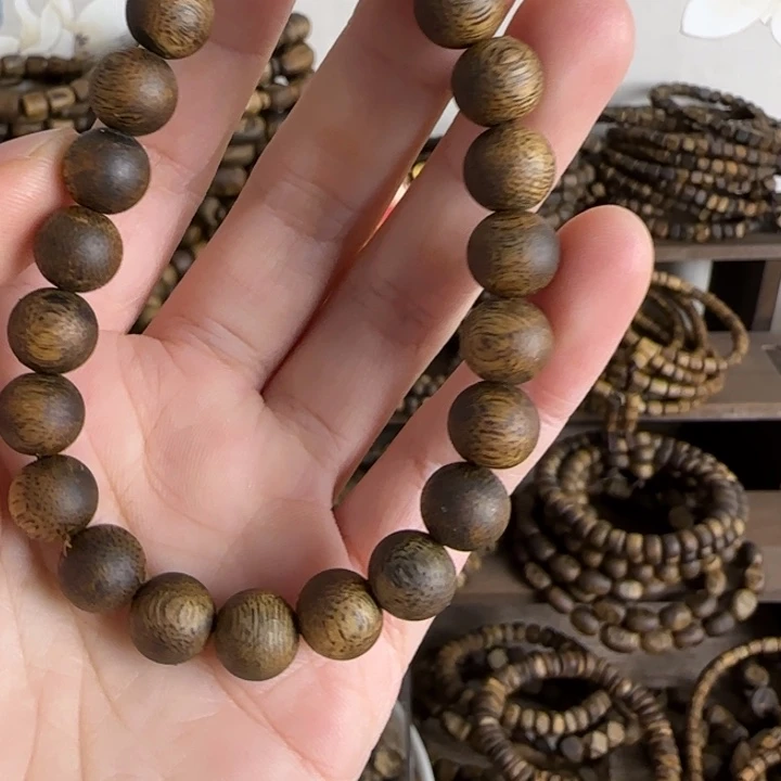 空***家珠串奇楠沉香09高油单圈7.21克