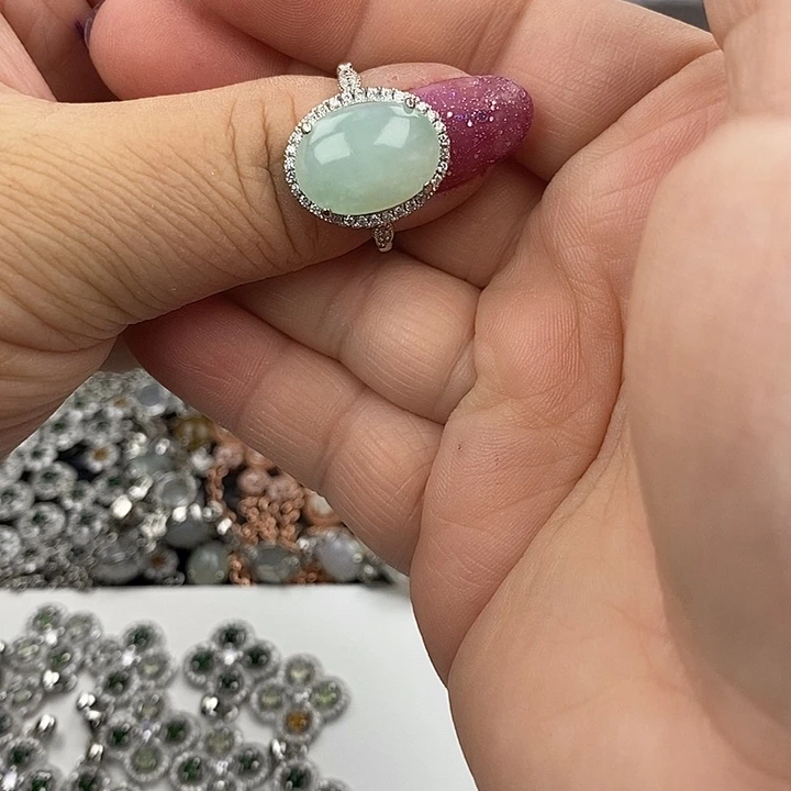 未镶嵌戒指翡翠@****缅甸