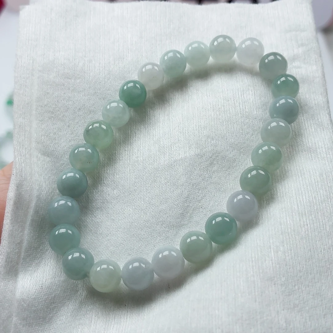 翡翠未镶嵌手链卡7.6（货中）