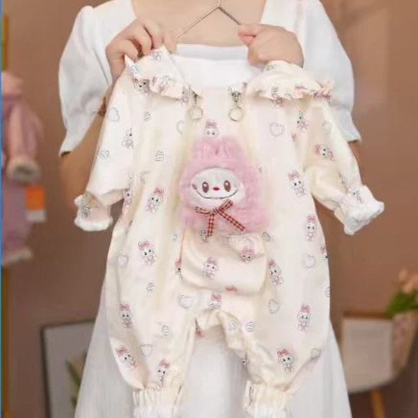 A类男女通用通用春秋哈衣爬服连体衣国潮新风