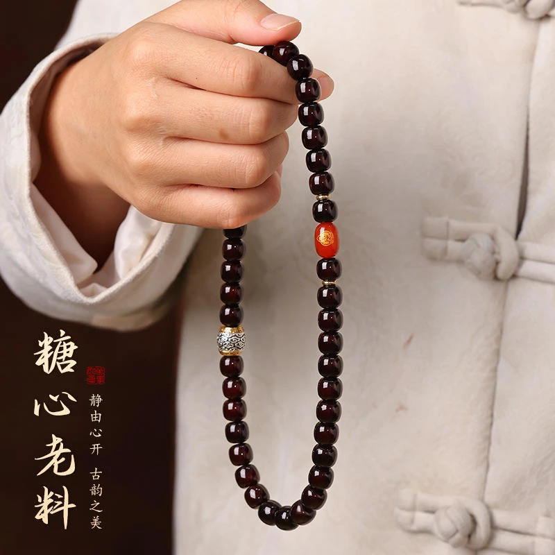 【十二生肖】菩提手串溏心老料八大守护赠加厚盘玩袋