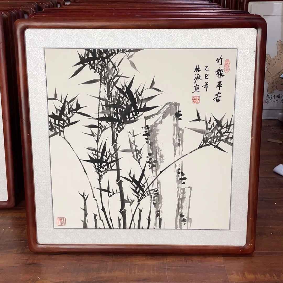 国画带框尺寸63*63厘米