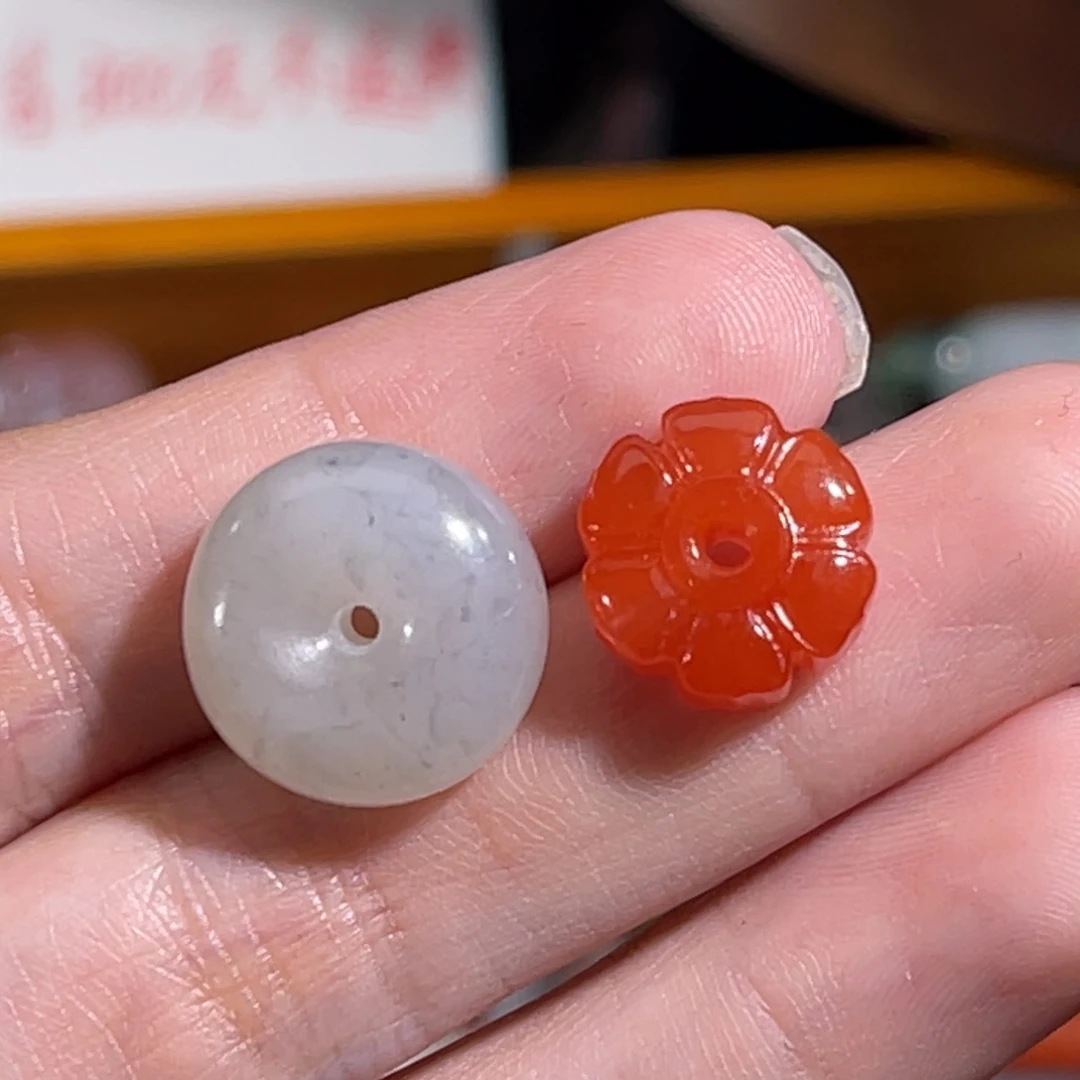 南红玛瑙未镶嵌活动套装不退换