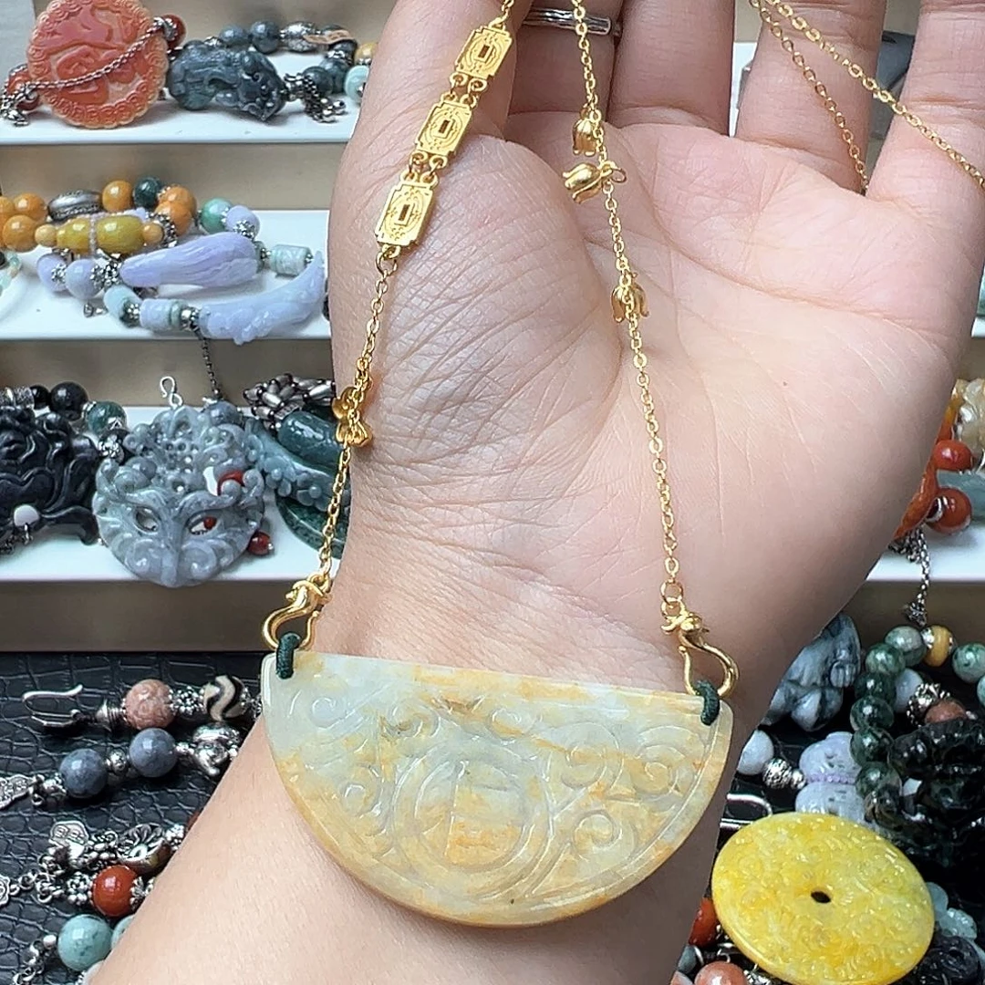 翡翠戒指未镶嵌炸