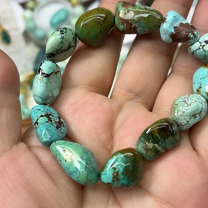 绿松石未镶嵌吊坠(不含链)八***十