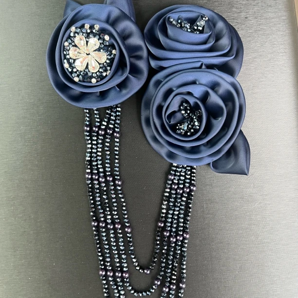 钉珠重工西装，旗袍镶钻玻璃服装胸花配饰9009