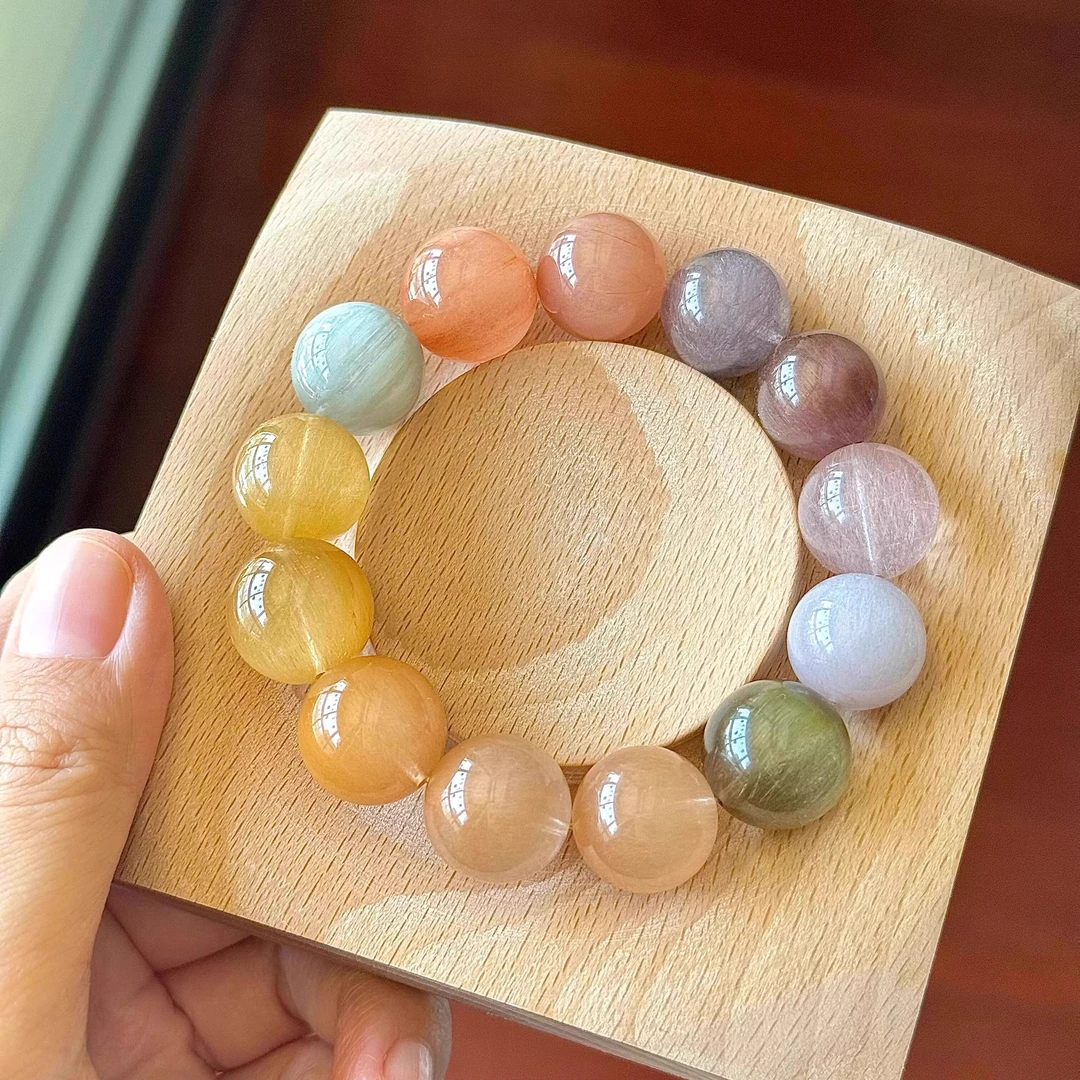 手链女款糖果彩虹马卡龙色多宝手串千层聚宝盆饰品礼物多色