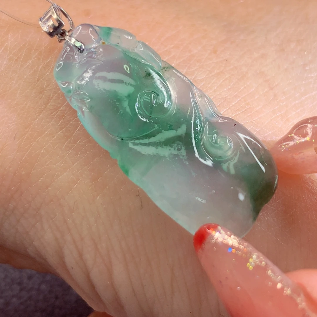 18K金镶嵌定制翡翠翡翠