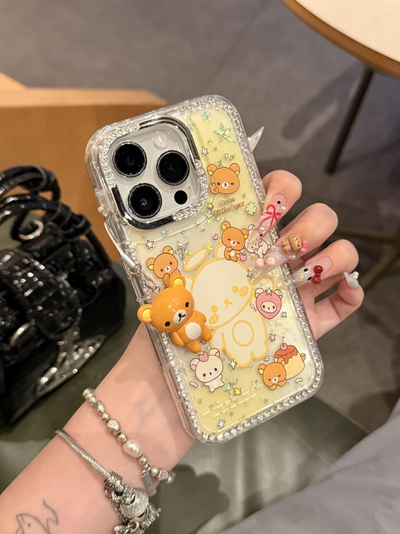 【自带相机保护按键】轻松熊适用苹果17/16/15/14/小米17系列保护壳