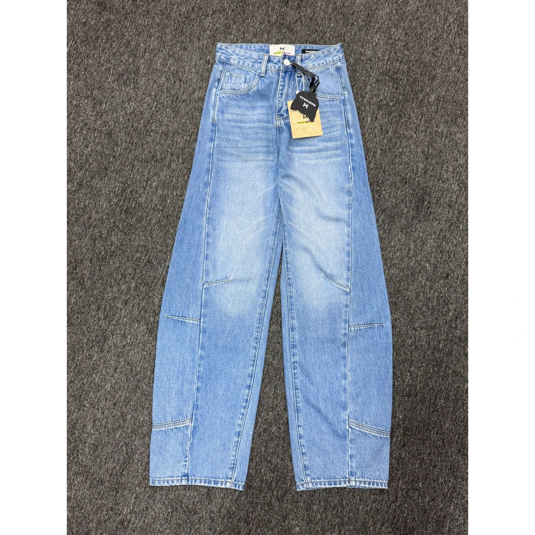 NAOYANJIA-79067 《小蓝扣》显瘦百搭牛仔裤