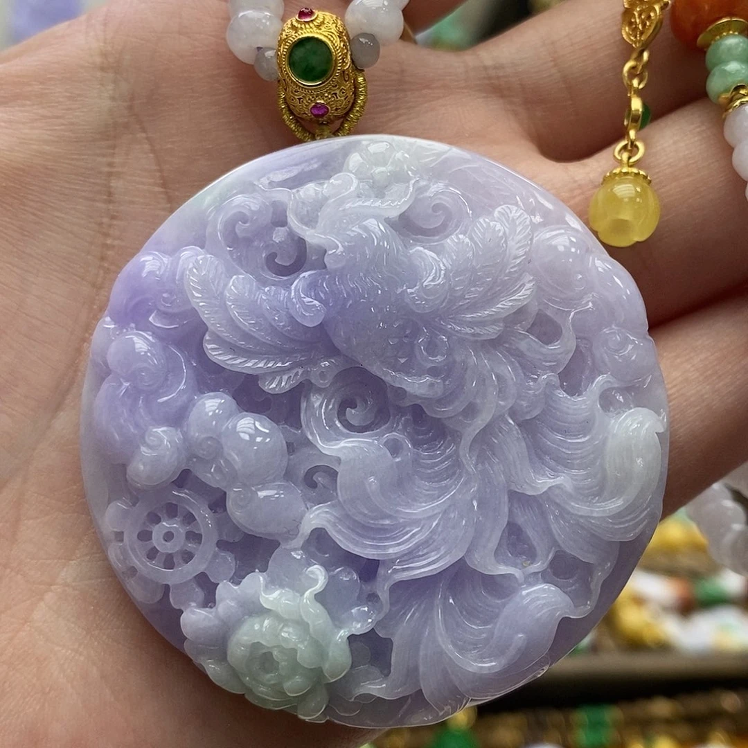 翡翠未镶嵌颈饰吊坠