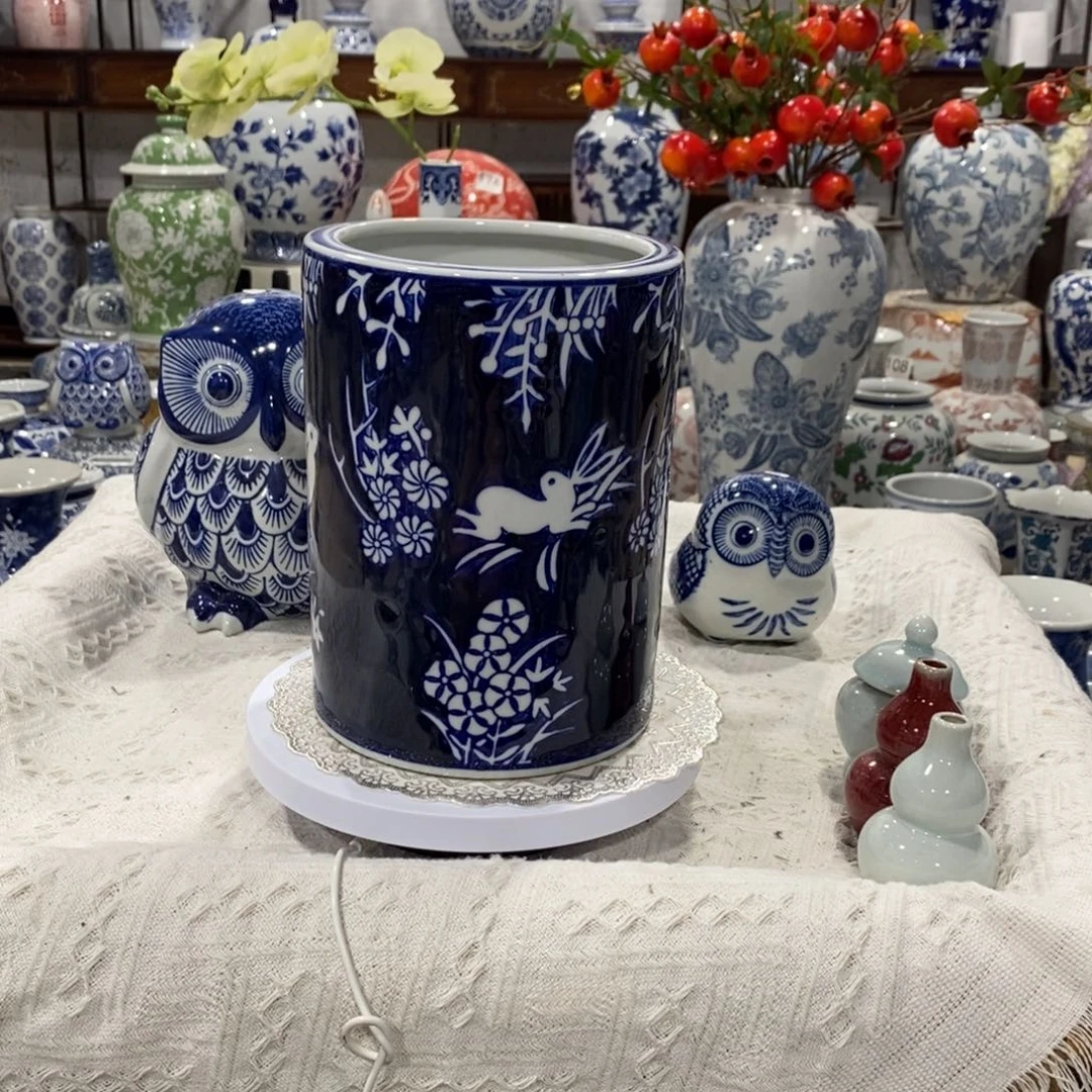 【闪购商品】摆件直筒花瓶高度20微瑕……