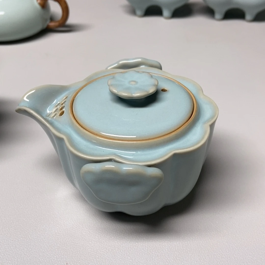 微瑕支钉手抓壶无礼盒