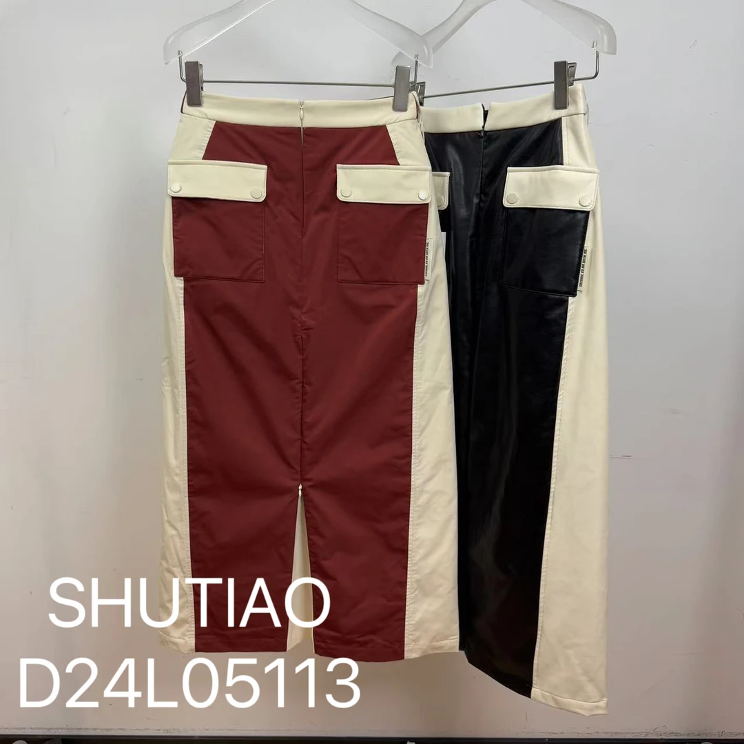 【SHUTIAO】2024秋冬：新款小众设计款羽绒裙子D24L05113