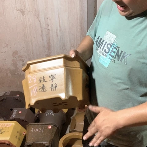 花盆紫砂手工艺品