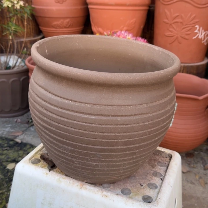 紫砂花盆口29高25宜兴紫砂