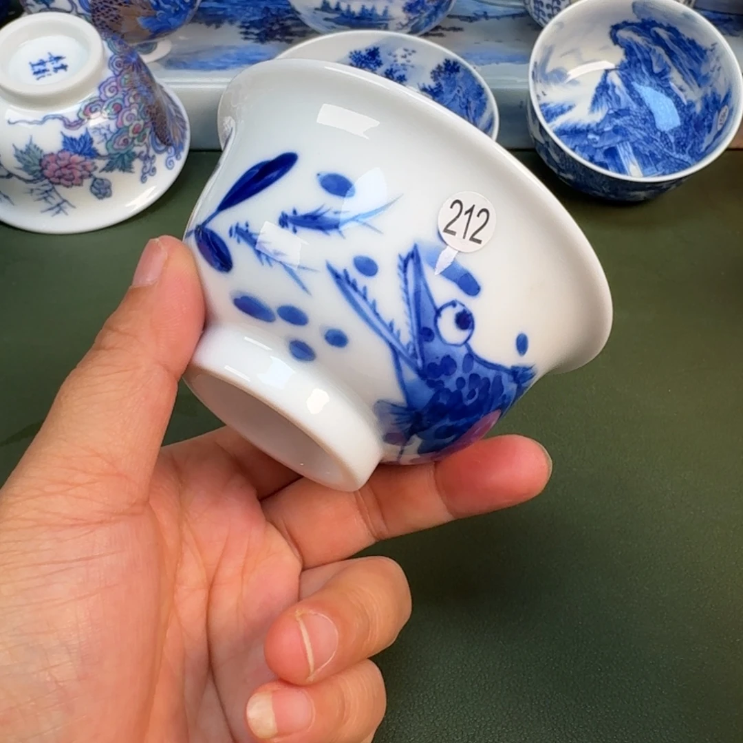 陶景德镇纯手绘茶具圆圆212