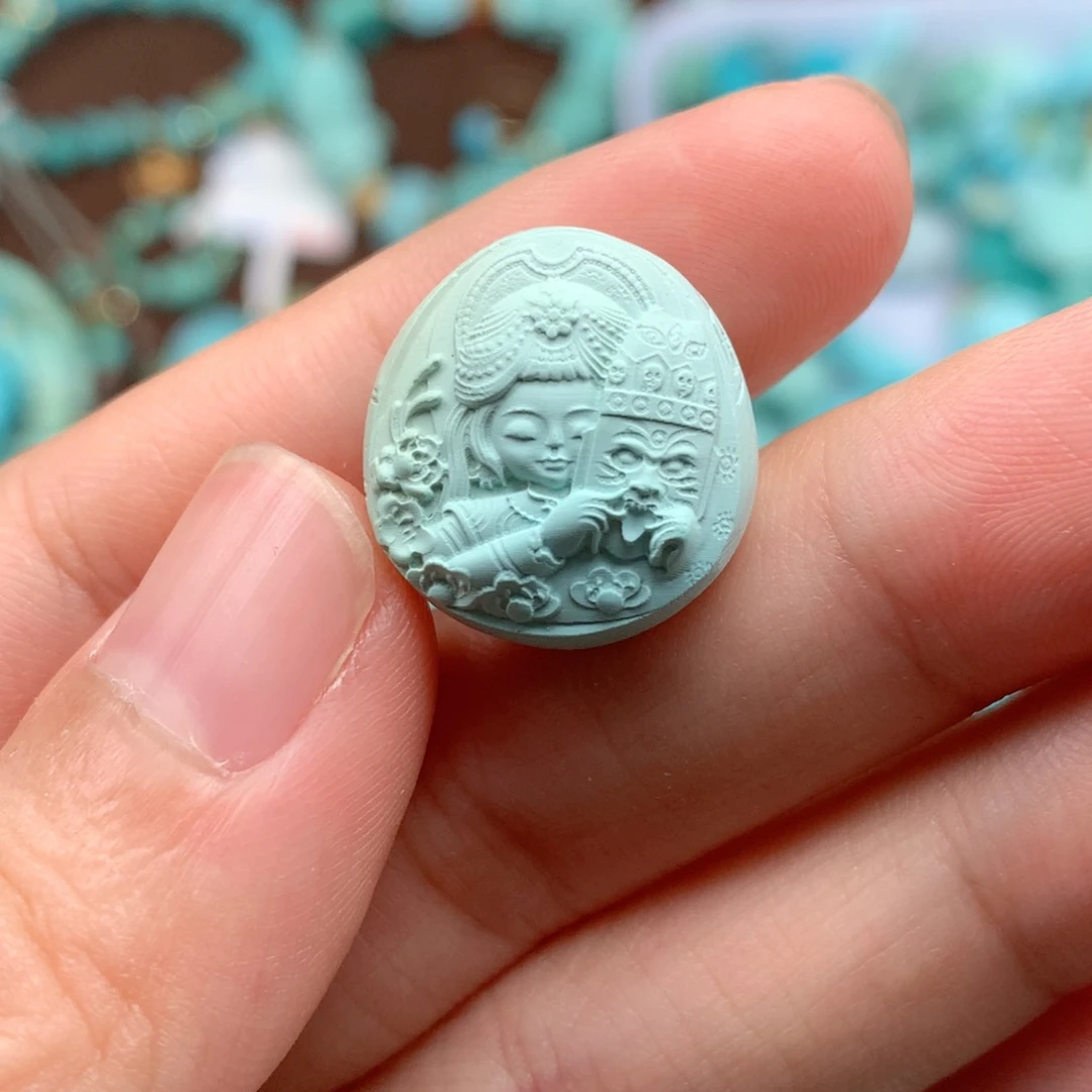 未镶嵌绿松石绿松石