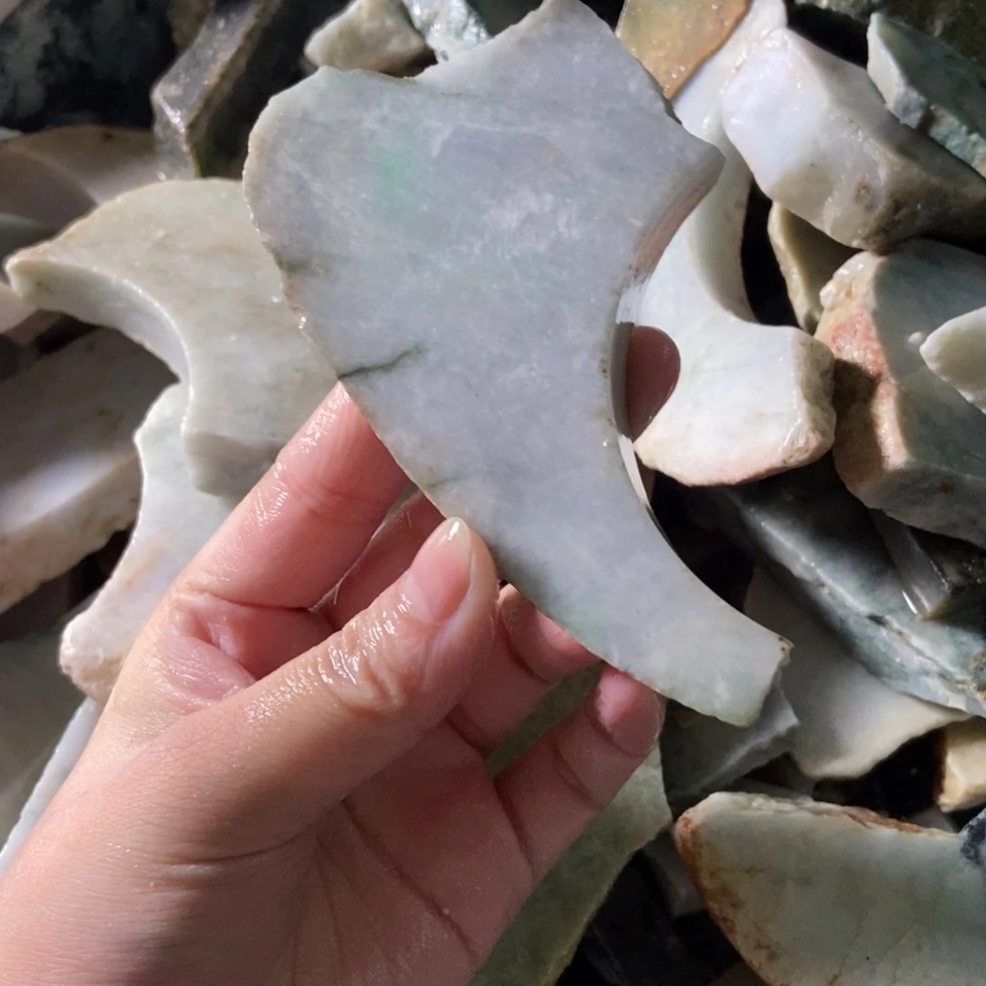 翡翠未镶嵌吊坠(不含链)天然翡翠