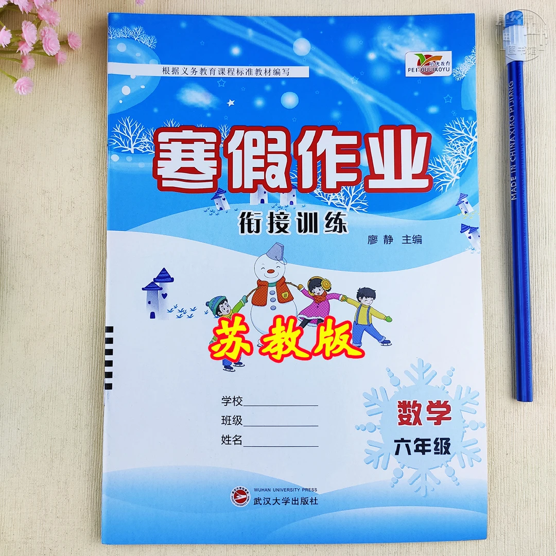 苏教版寒假作业六年级数学寒假衔接训练数学六年级寒假培优练习册