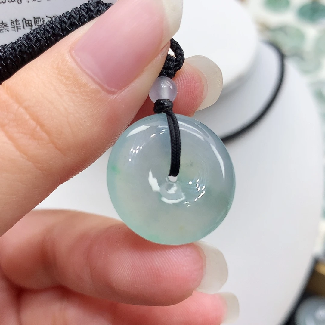 翡翠未镶嵌胸饰翡翠2，19.5/4.8