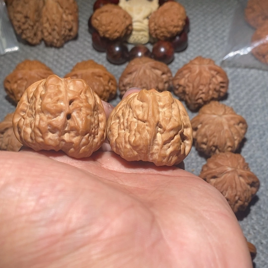 文玩核桃把件40蛤蟆头