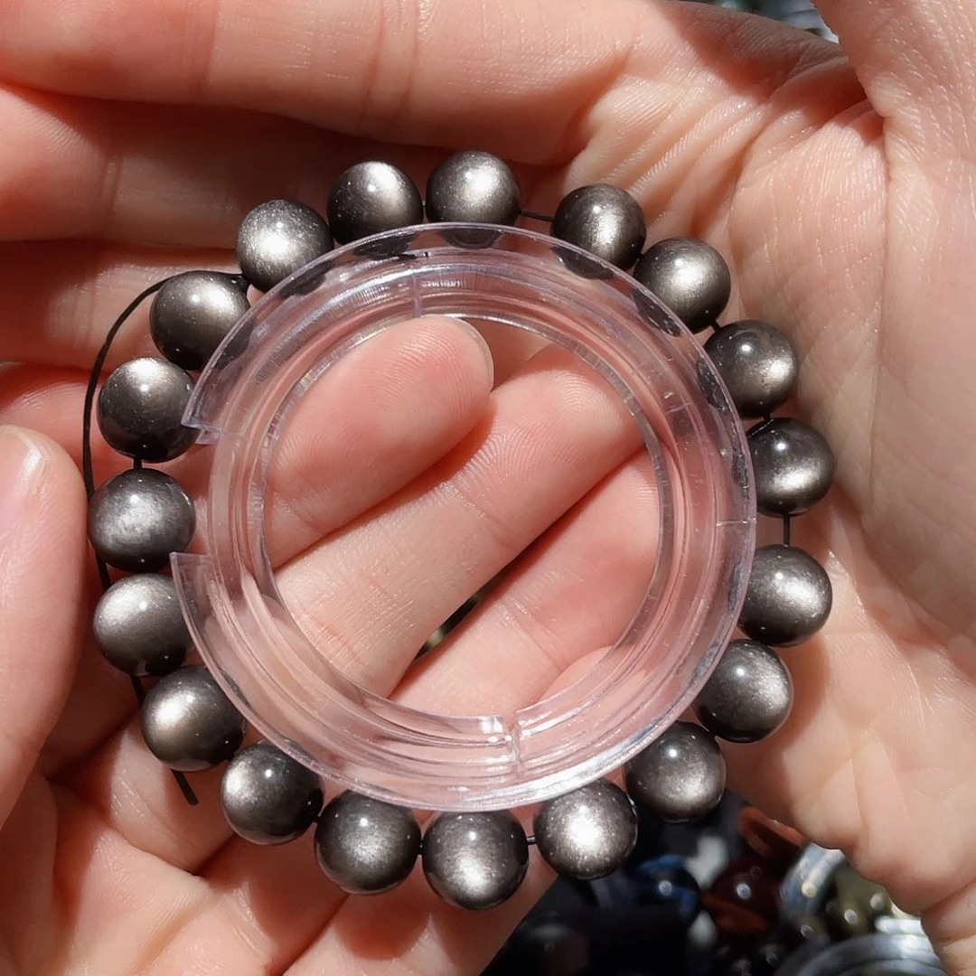 黑曜岩手链未镶嵌孙**@