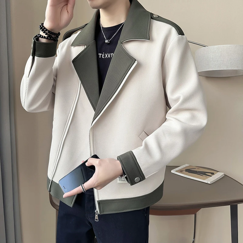 约蒂宾弗男士外套春秋季短款潮牌潮流男装休闲时尚帅气男夹克薄款