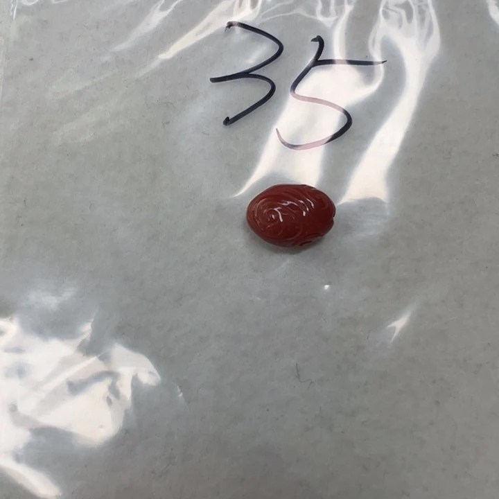 南红玛瑙未镶嵌佩珠35