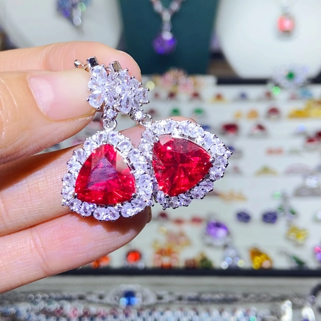 银S925镶嵌戒指烟晶