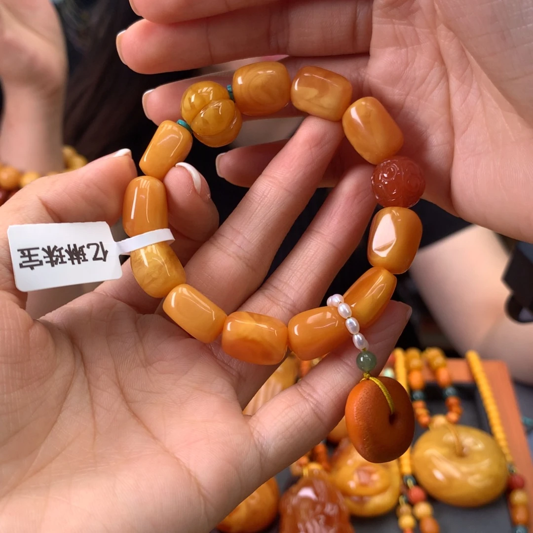手串蜜蜡未镶嵌天然