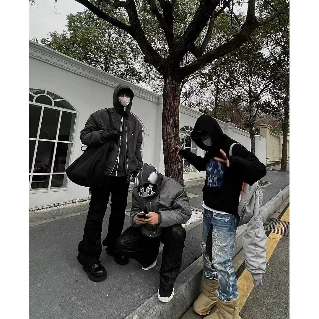 3859 二棉中性2025春秋潮流棒球服男女美式潮牌个性百搭上衣外套
