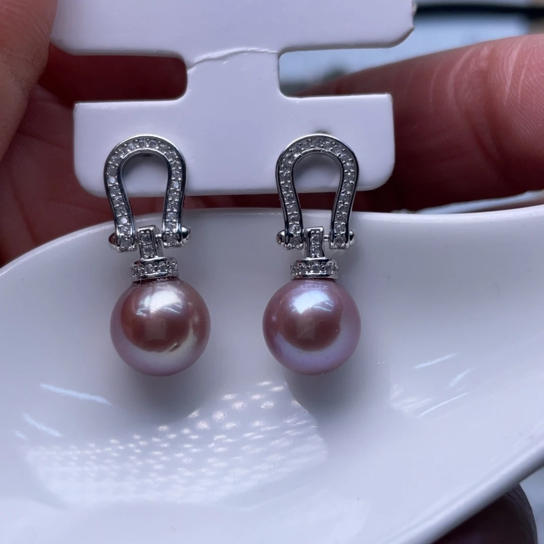 淡水珍珠耳饰未镶嵌