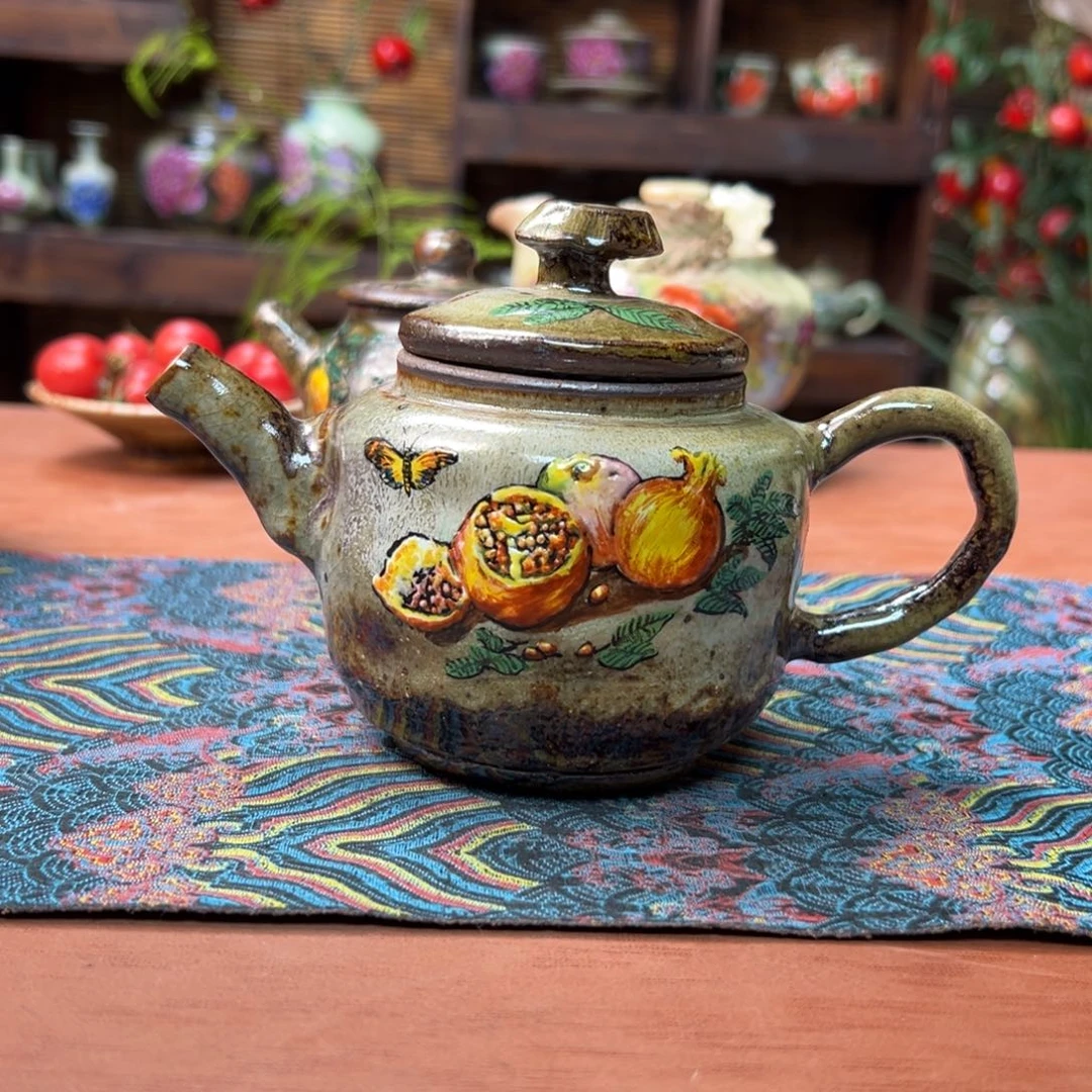 玫***熊瓷片景德镇陶瓷刘道标