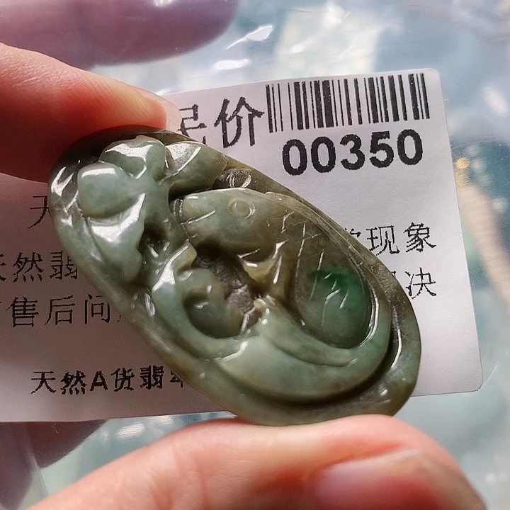 翡翠未镶嵌颈饰000000350