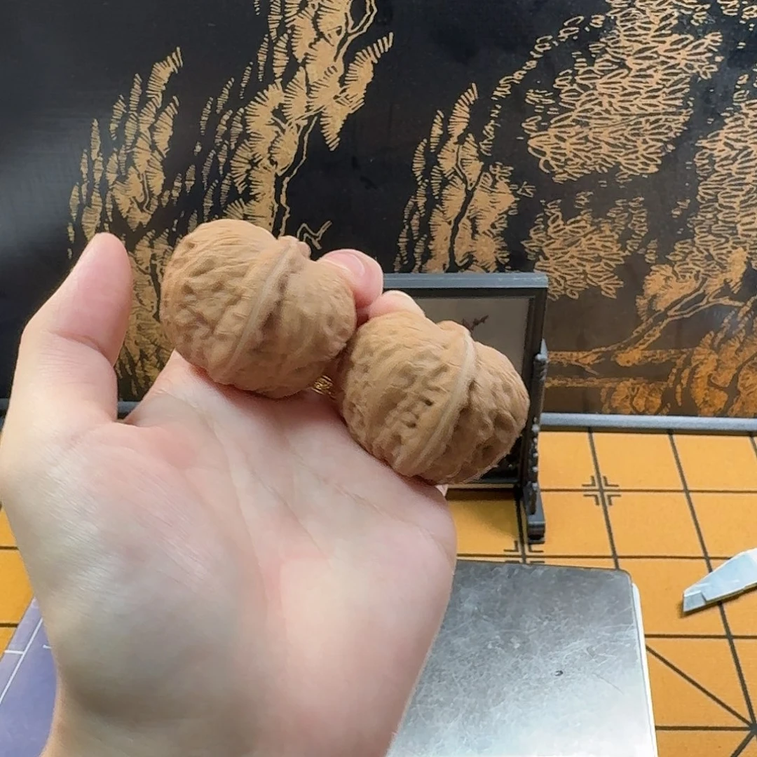 核桃把件元宝45+尺